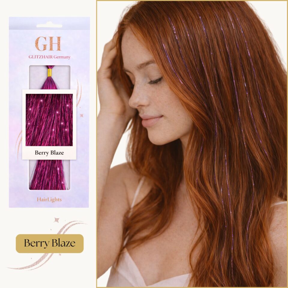 Berry Blaze – HairLights by GLITZHAIR