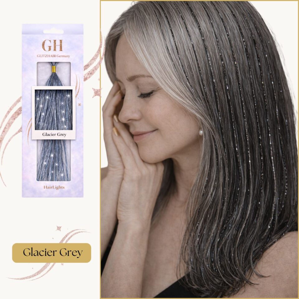 Glacier Grey – HairLights by GLITZHAIR