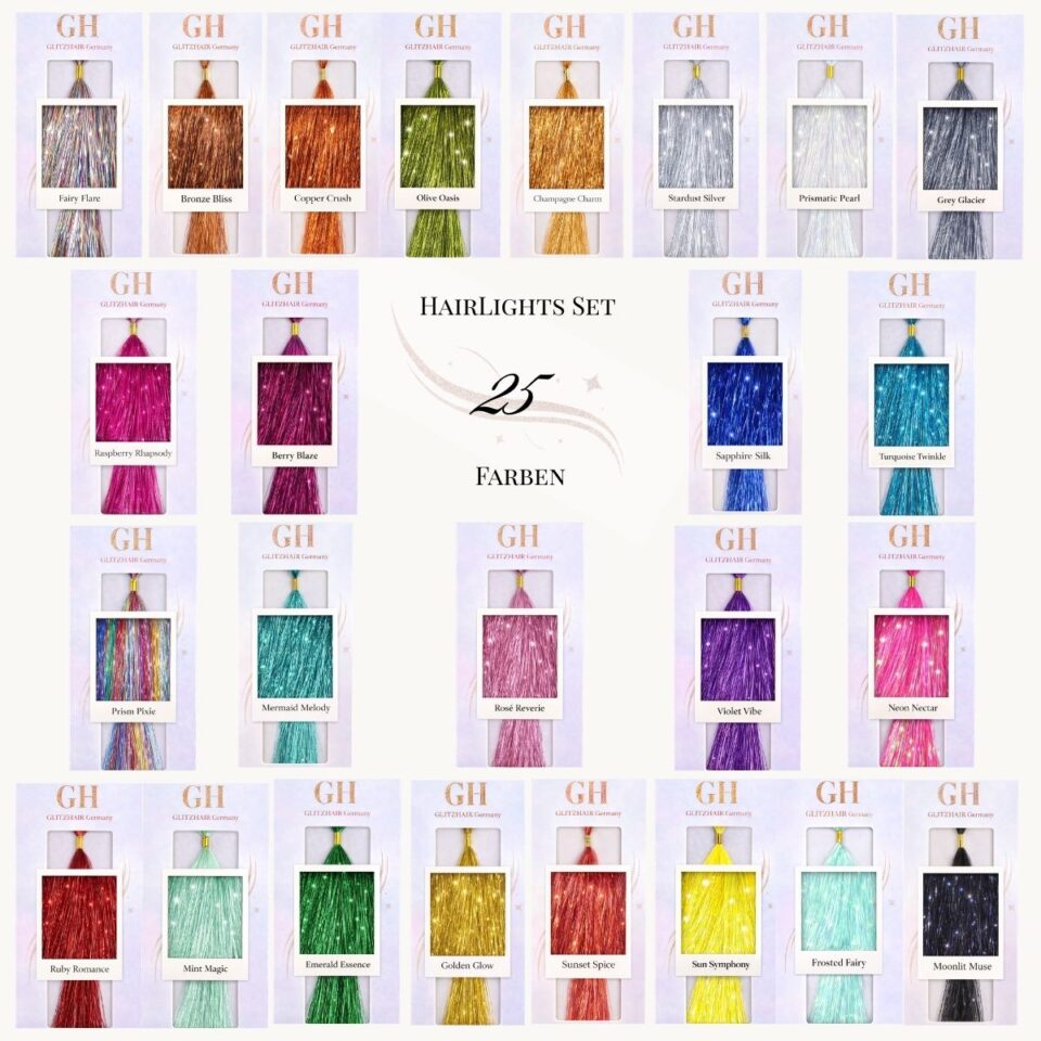 HairLights Signature Set - 25 Farben