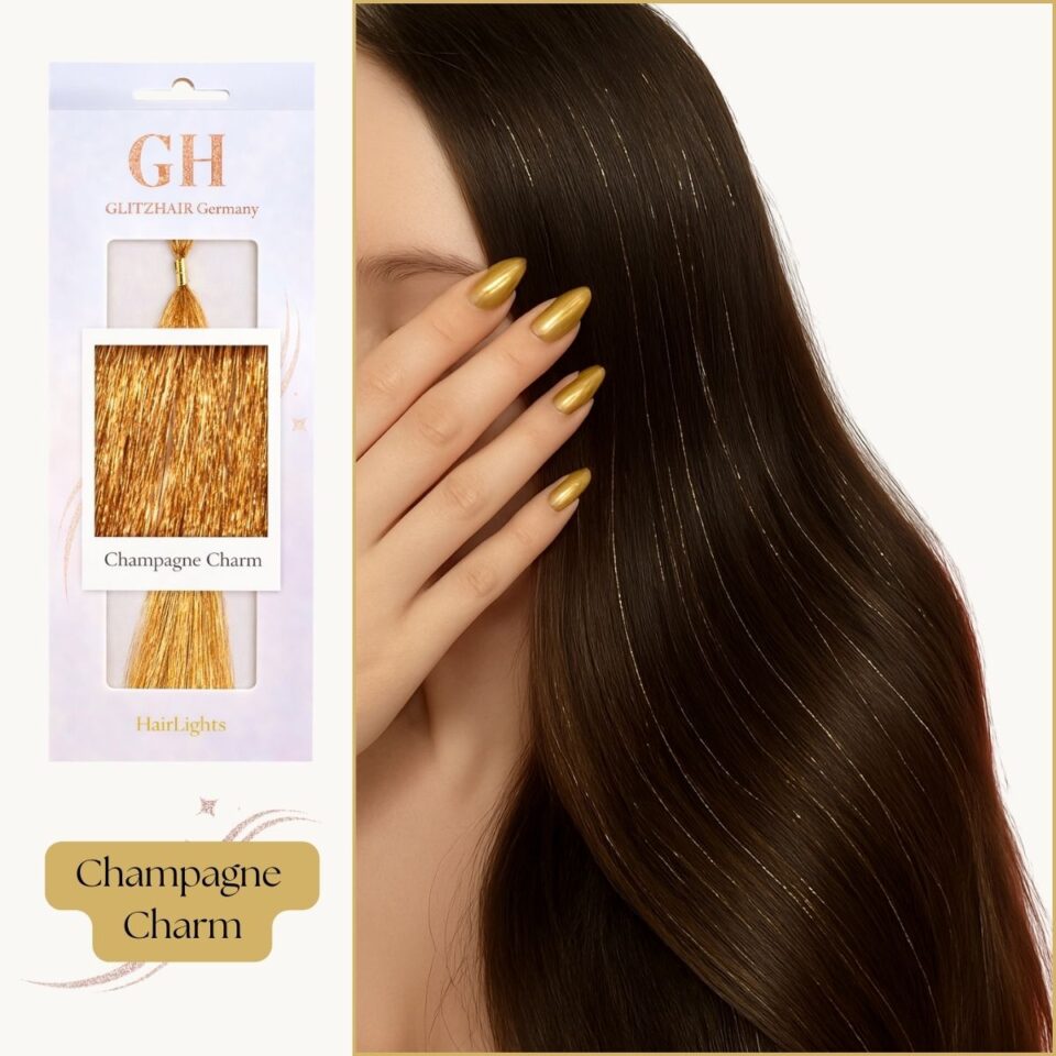 Champagne Charm – HairLights by GLITZHAIR