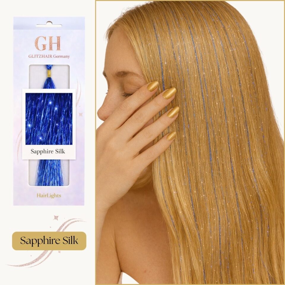 Sapphire Silk – HairLights by GLITZHAIR