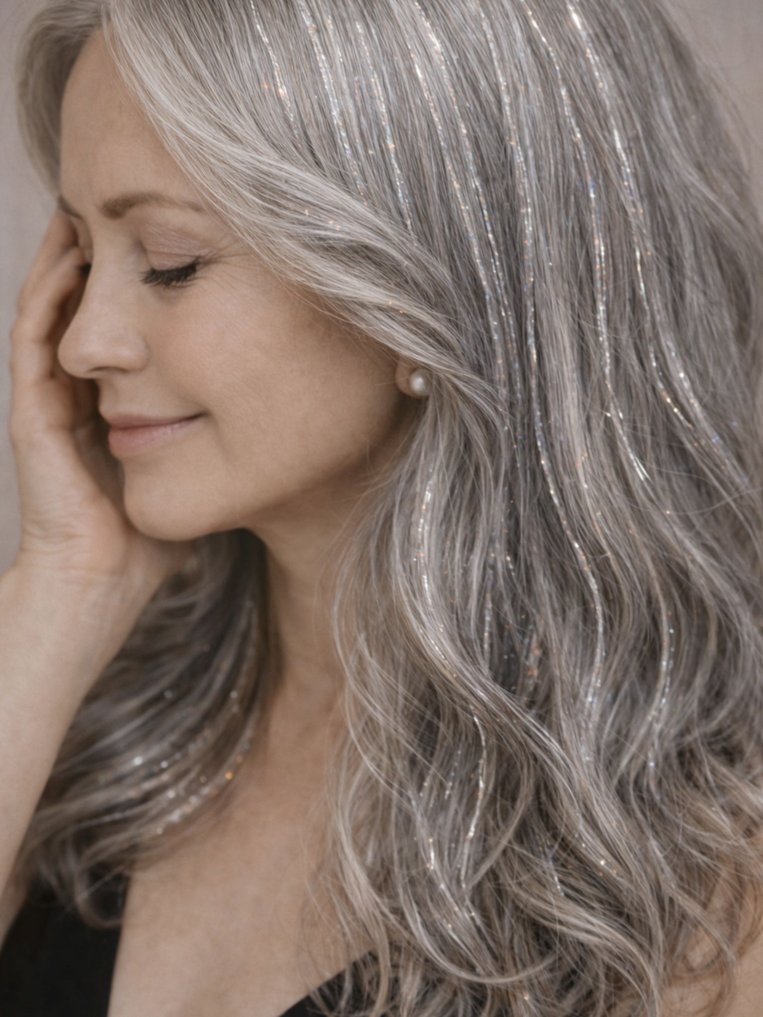 HairLights Stardust Silver Modell